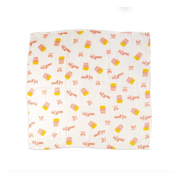 Whataburger Small Fry Baby Swaddle Blanket - Picture 3 of 3